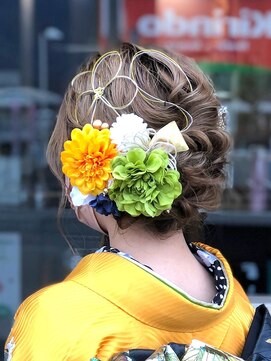 アヤジン Ayajn 成人式アレンジ