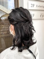 カッツ 元町店(CUT S)&nbsp;飾りなしでかわいいハーフアップ