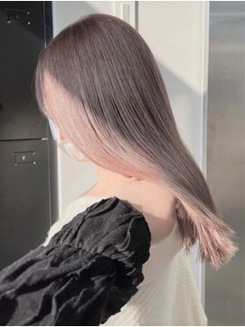 ベレーザシェルト(Beleza scelto) ba867_透明感ミルクティーピンクベビーピンクシースルーバンク