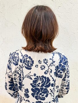 フロール(Flor) 【flor 戸塚】*くびれボブ+カーキベージュ*