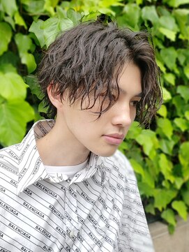 フィフス 原宿(fifth) ツイストスパイラルパーマツーブロックショートレイヤーマッシュ