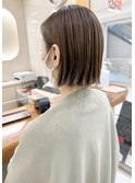 【morio札幌】札幌ボブ　大人かわいいぱつっと外ハネボブ