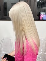 ベレーザ 渋谷(BELEZA)&nbsp;3078プラチナグレージュバイカラーハイライトグラデーション