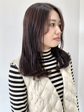 フォーク FOLK 【FOLK】透明感ダークグレージュ☆似合わせミディアムボブ♪