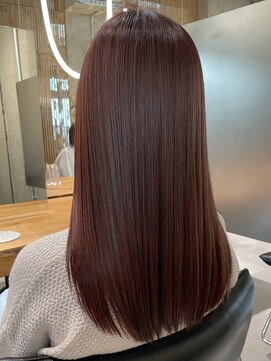 シーム(SEAM) 綺麗髪ウォームブラウン×セミロング