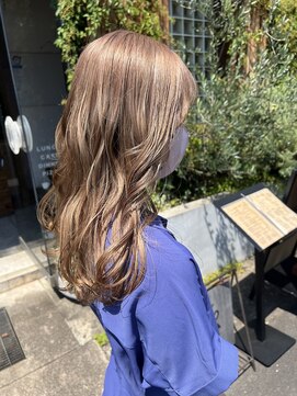 へアサロンアンドカフェガーデン(hair salon&cafe GARDEN) ピンクベージュカラー/ダブルカラー/ケアブリーチ