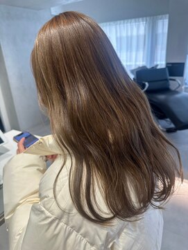 ガリカ 渋谷(Gallica) <神山未来>ブリーチなしダブルカラーオリーブベージュ