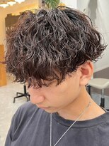 フゥ 宇都宮(FeU) 波巻きパーマツイストスパイラルパーマメンズマッシュパーマ