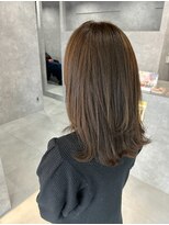 リル(LiLu) 20代オススメレイヤーカット☆グレージュ