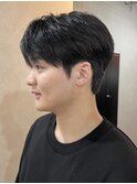 シースルーマッシュ×ダウンパーマ