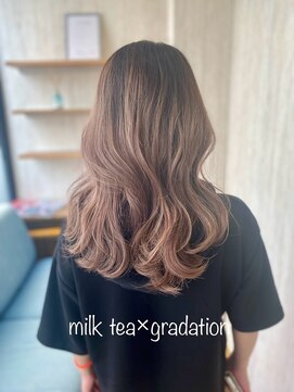 メルドゥ(Mel deux) ミルクティー×グラデーション