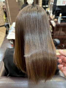 キャラ 池袋本店(CHARA) 縮毛矯正はしたくないクセ毛のお客様を髪質改善Tr！【貴也】