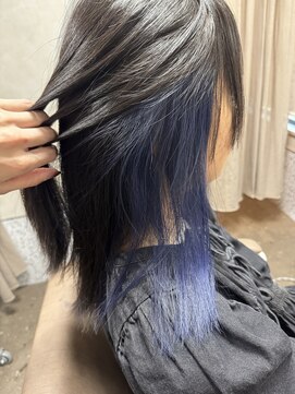 テーラヘアー 土浦店(TELA HAIR) インナーネイビー【TELAHAIR土浦】