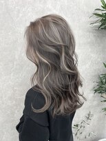 アルドーレフィエロ シンサイバシ(Ardore fiero shinsaibashi)&nbsp;コントラスト極ハイライト☆グレーベージュ