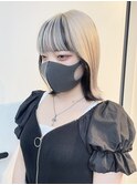 小顔似合わせカットホワイトグレージュミニウルフ丸型卵型四角