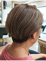 ヘアークリアー 春日部&nbsp;ミセス 白髪ぼかし 軽やかショートボブスタイル 美シルエット