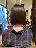 ヘアリゾート粋 ティガ 池袋店(tiga)&nbsp;艶髪ストレートショートボブ