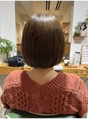 ぱつっとボブ
