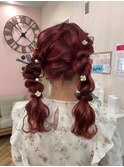 卒業式◎ぽこぽこ編みおろしツイン