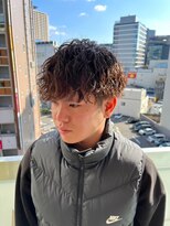 ラヴィズム 名駅店(LUVISM)&nbsp;波巻きパーマツイストスパイラルパーマメンズカット名駅名古屋