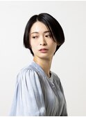 Premiumカシミアストレート(縮毛矯正)×大人ショート