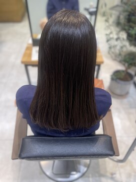 ケンジ 南林間(KENJE) ツヤカラー×髪質改善トリートメント