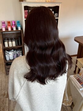 セットアップ 岡山北長瀬店(SET-UP) くびれロング/ショコラブラウン/ふんわりレイヤー/透明感カラー