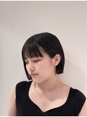 ぱっつんボブ