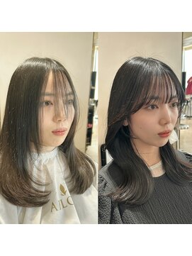 アンジュレーブ(AngeReve) 前髪カット・顔周りカットで大変身★レイヤーカットお任せ下さい