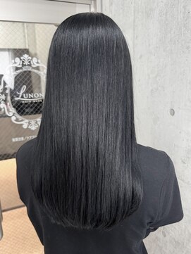 ルノン フィージュ(LUNON fieju) 暗めカラーグランマッシュデザインカラーフェイスフレーミング