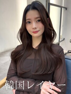 エース 梅田(ace) 韓国レイヤー/レイヤーカット/顔周りカット/顔周りレイヤー