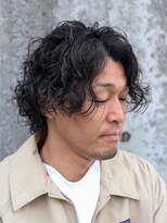 ハニー(HONEY)&nbsp;波巻きスパイラルパーマ/波巻きパーマ/岡崎メンズパーマ
