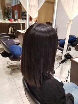 ミック ヘアアンドメイクアップ 高田店(miq Hair&Make up) 縮毛矯正/髪質改善ストレート/艶感ヘア/ナチュラルストレート