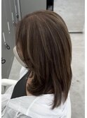 元町ショートカット白髪ぼかし白髪染めハイライト髪質改善