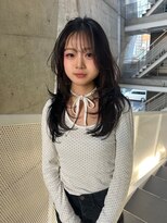 バイ ユア オウン フラワーズ コロン カバ 松本駅前(buy your own flowers : kava)&nbsp;髪質改善カラーくびれ巻き髪ロングヘア透明グレージュ