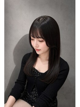 アッシュ 武蔵小金井店(Ash)の写真/今までのブローの時間が嘘みたいに短縮!洗いざらしの髪も、手ぐしで乾かすだけの縮毛矯正は試す価値あり◎