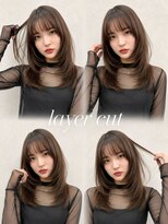 リアン 上尾店(Rien)&nbsp;韓国風くびれロングレイヤー×透明感ブラウン/上尾