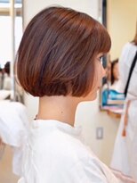 ビュートリアム 福岡(BEAUTRIUM)&nbsp;艶感ブラントボブ×抜け感ニュアンスパーマ