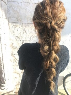 アルピナ 菅谷店(alpina) スーパーロング☆編みおろしアレンジ！