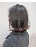 裾カラー×外ハネボブ