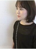 スモーキーベージュ/レイヤーボブ