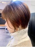 ブラウンベージュショート_アッシュブラウンネオウルフ_ba272142
