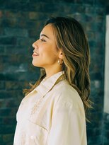 プロデュース 相模原店(Produce)&nbsp;デザインカラー♪センターパート☆ベージュカラー