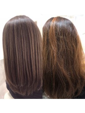 トゥーリ 藤崎店(tuuli) 艶髪ハイライト