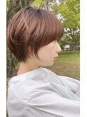 あたまのかたちがきれいになるカジュアルマッシュショート