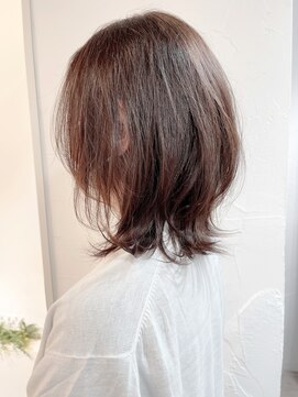 ミッシェル アフロート(michelle afloat) ２０代３０代４０代５０代ツヤ小顔CカーブカットのCライン外ハネ