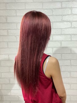 ビスイル 秋葉原店(Vis ill) 透明感/ケアブリーチ/イルミナ/レイヤーロング/ピンクアッシュ