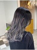 ホワイトグレー グラデーション