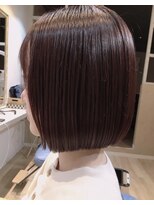 ヘアー リゾート グロウ(hair resort GROW)&nbsp;GROW緑橋☆カシスピンク！前下がりボブ
