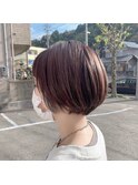 【大人の雰囲気♪】丸みのあるボブショートスタイル